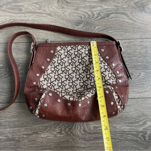 DKNY Print Stud Crossbody Bag - Picture 10 of 10